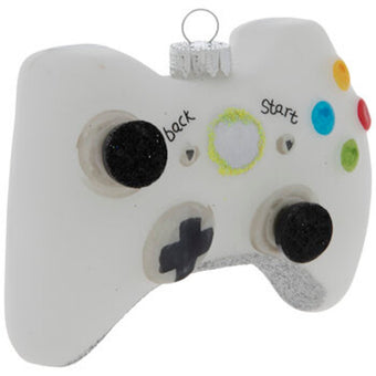 Robert Stanley Video Game Controller Glass Christmas Ornament New with Tag