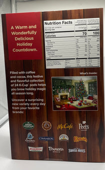 Keurig Coffee Christmas 24 K-Cup Pop Advent Calendar 24 Cups of Cheer New Box
