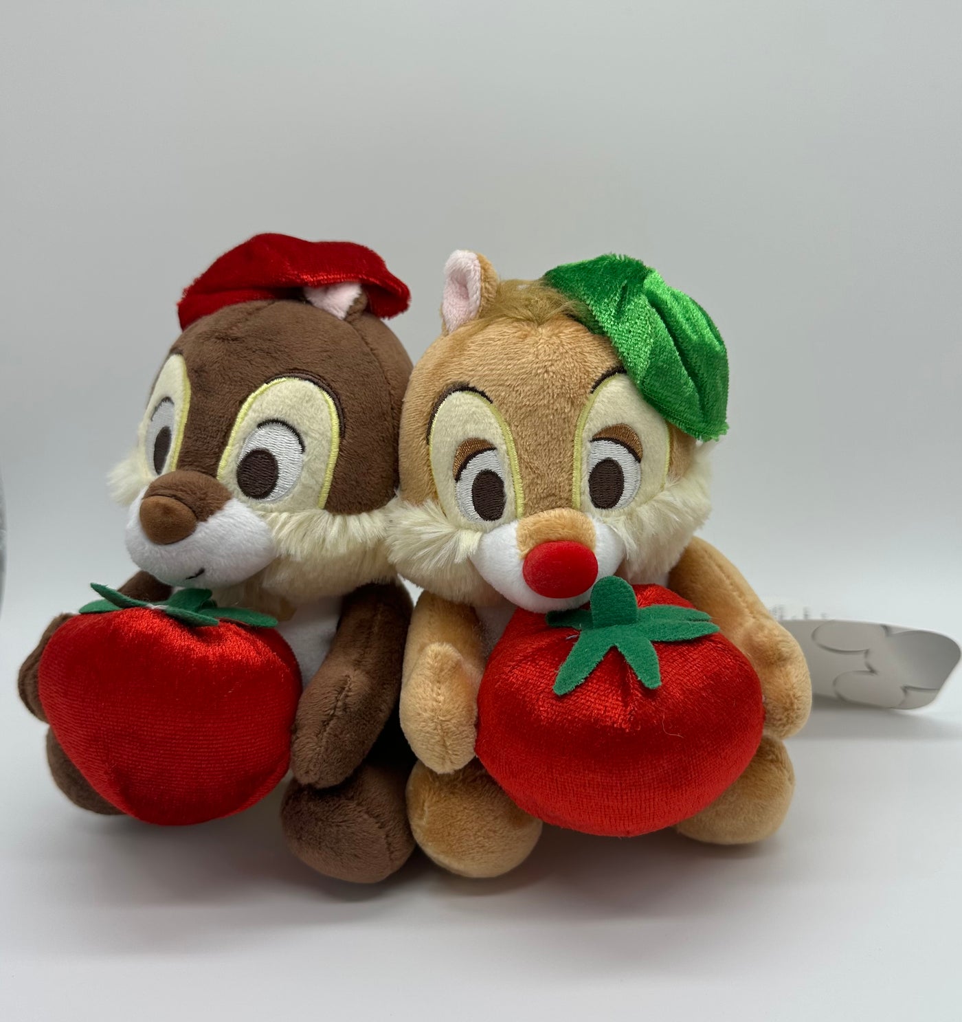 Disney Store Japan Spring Chip 'n Dale with Strawberries Plush New with Tag