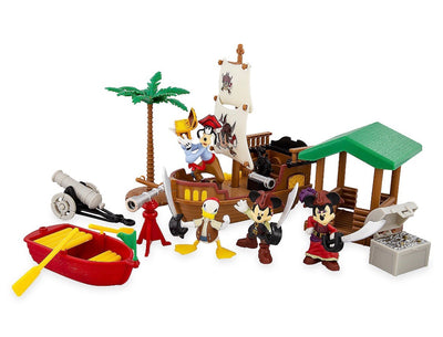 Disney Parks Mickey Minnie Donald Goofy Pirates of Caribbean Play Set New w Box