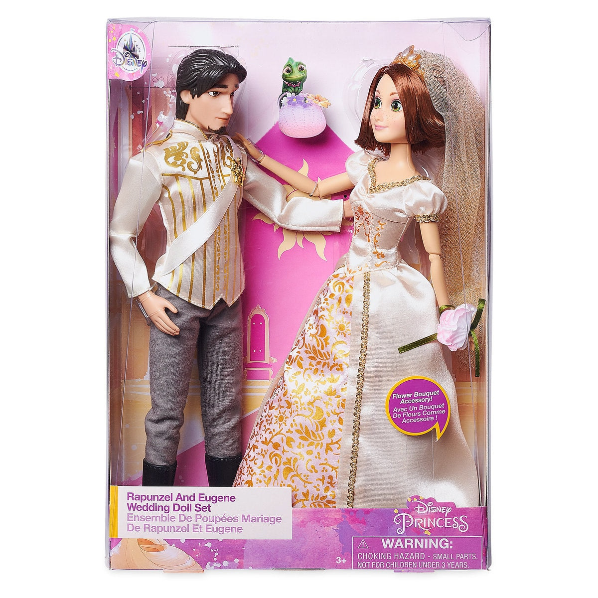 Disney Rapunzel and Eugene Classic Wedding Doll Set Tangled Ever After New
