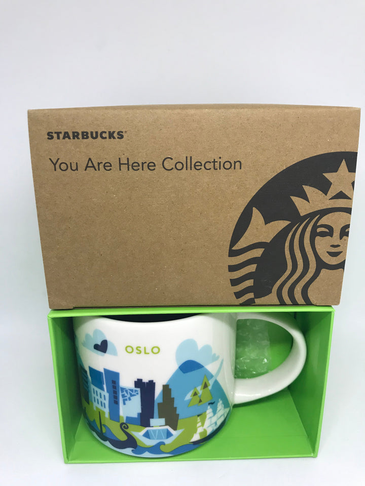 Starbucks You Are Here Collection Oslo Norway Ceramic Coffee Mug New w – I  Love Characters