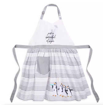Disney Mary Poppins Penguins Apron for Adults New with tag