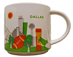 Starbucks You Are Here Collection Dallas Texas Ceramic Coffee Mug New With Box