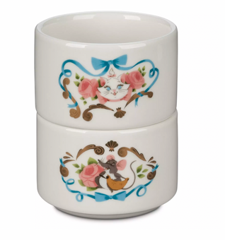 Disney The Aristocats Porcelain Jar Set by Ann Shen New with Tag