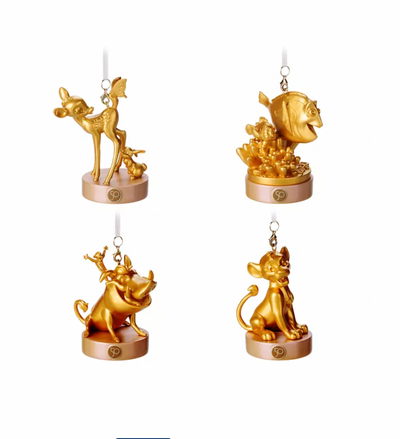 Disney Walt Disney World 50th Fab 50 Animal Kingdom Christmas Ornament Set New