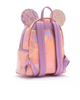 Disney Walt Disney World 50th Minnie Pink Earidescent Backpack New with Tag