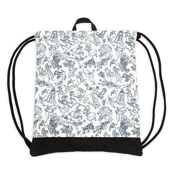 Disney Parks Ink & Paint Cinderella Castle Cinch Sack Walt Disney World New