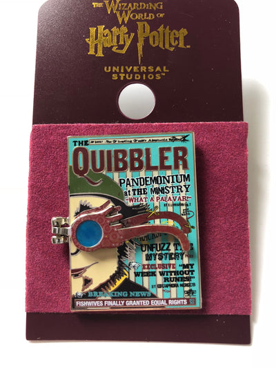 Universal Studios Harry Potter Quibbler Pin New with Card