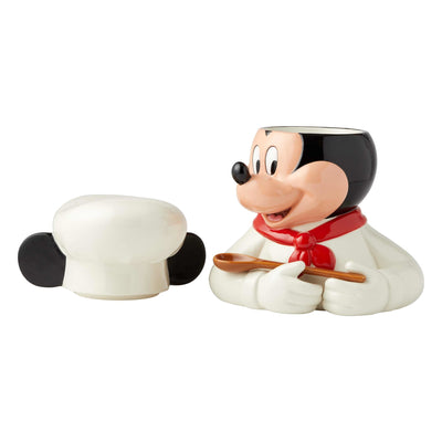 Enesco Disney Ceramics Chef Mickey Cookie Jar New with Box