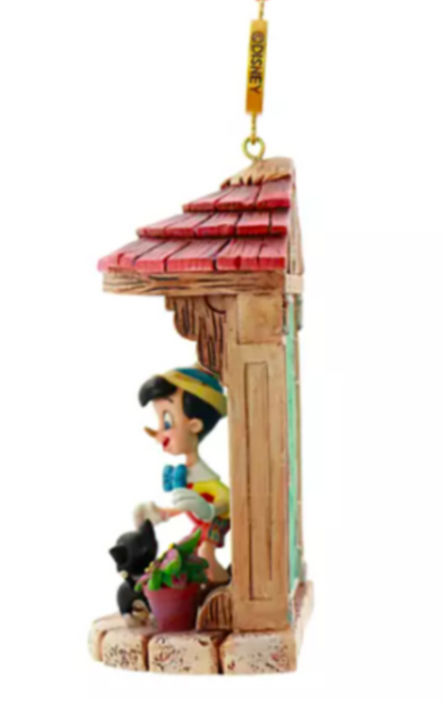 Disney Pinocchio 80th Legacy Christmas Sketchbook Ornament New With Box