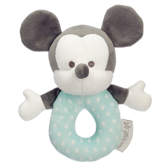 Disney Mickey Mouse Plush Rattle for Baby New with Tag