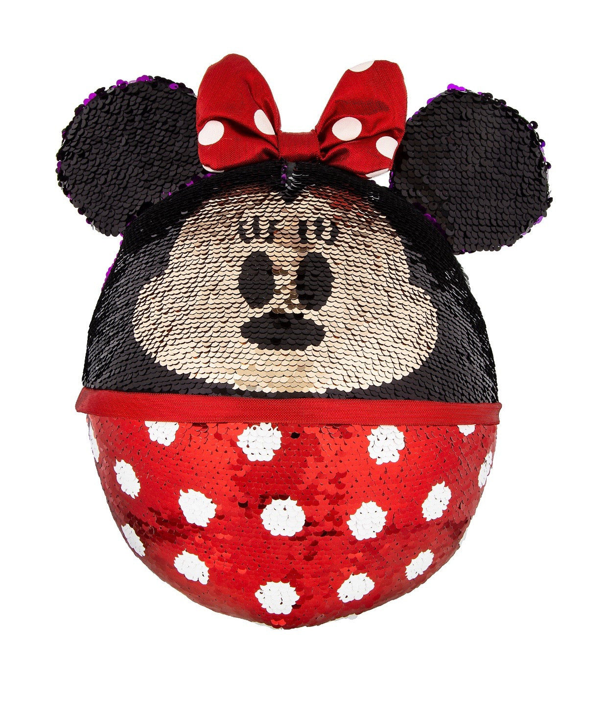 Disney Parks Minnie Reversible Sequined Plush New with Tag