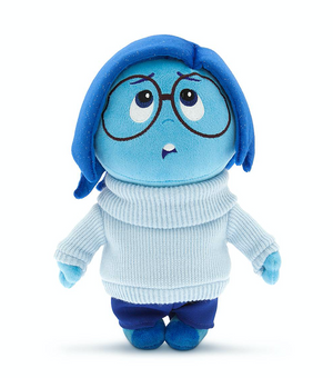 Disney Pixar Sadness Plush Inside Out Small New with Tag