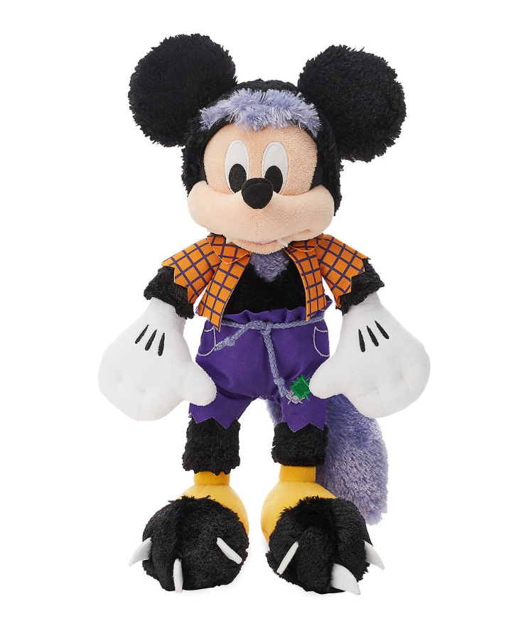Disney Halloween Mickey Mouse Werewolf Small Plush New with Tag