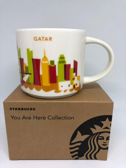 Starbucks You Are Here Collection Qatar Ceramic Coffee Mug New with Box