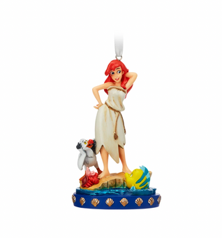 Disney Ariel and Friends Fairytale Sketchbook Christmas Ornament New with Tag