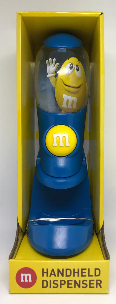M&M's World Blue Handheld Dispenser Candy Dispenser New with Box