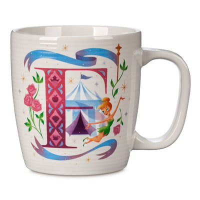 Disney Parks ABC Letters F is for Fantasyland Ceramic Coffee Mug New