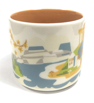 Starbucks You Are Here Collection Corfu' Ceramic Coffee Mug New with Box