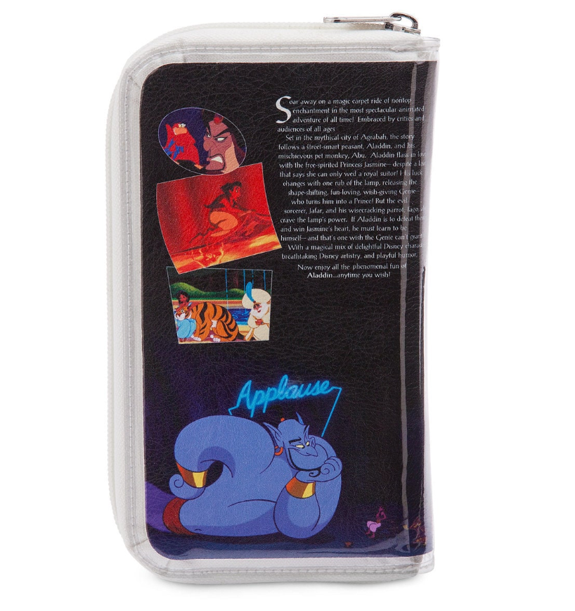 Disney Parks Aladdin VHS Case Clutch New with Tag