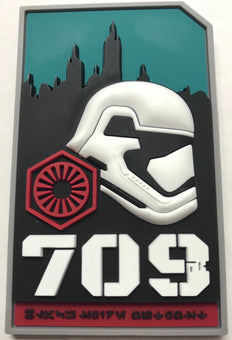 Disney Parks Star Wars Galaxy Edge Red Fury 709 Storm Trooper Magnet New