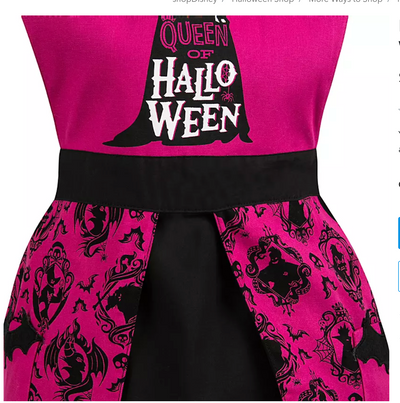 Disney Villains Evil Queen Halloween Apron for Women New with Tag