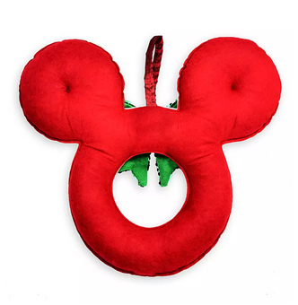 Disney Mickey Mouse Icon Sequined Christmas Holiday Wreath New with Tag