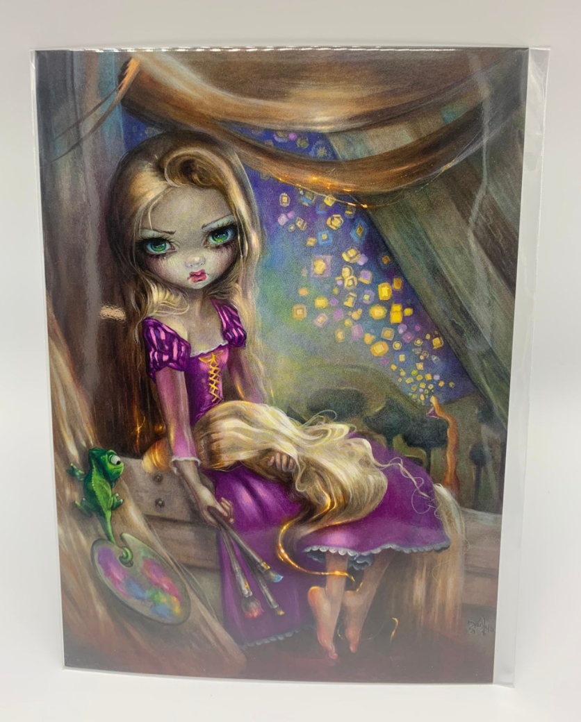 Disney Parks Rapunzel Postcard Wonderground Gallery New Sealed