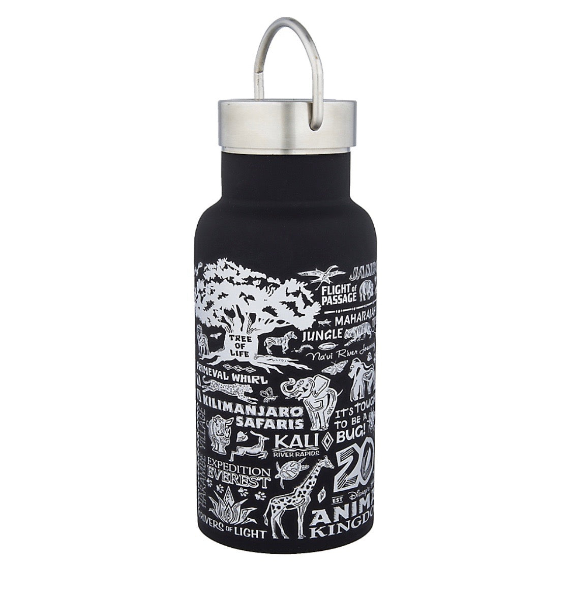 Disney Parks Animal Kingdom 20th Anniversary Stainless Steel Bottle New