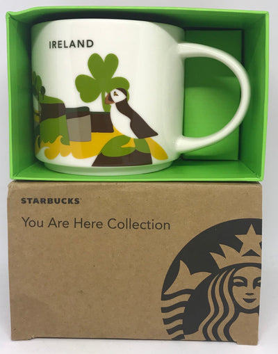 Starbucks You Are Here Ireland Ceramic Coffee Mug New with Box