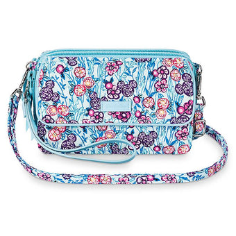 Disney Mickey Mouse Colorful Garden All in One Crossbody Wristlet Vera Bradley
