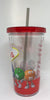 M&M's World Welcome to Fabulous Las Vegas Sign Characters Tumbler with Straw New