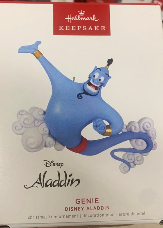 Hallmark 2022 Disney Aladdin Genie Christmas Ornament New With Box
