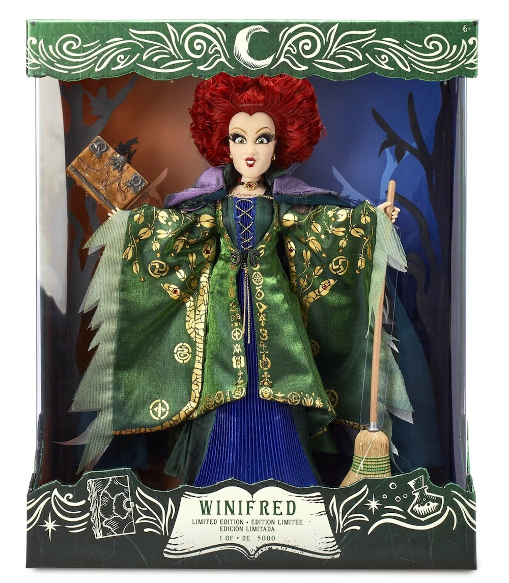Disney Winifred Sanderson Hocus Pocus Limited Doll 5000 New with Box