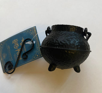 Universal Studios Harry Potter Cauldron Light Up Metal Holiday Ornament New Tag