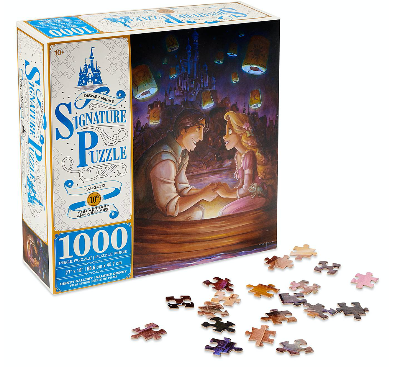 Disney Parks 2020 Tangled 10th Under the Lights 1000pcs Puzzle New with Box