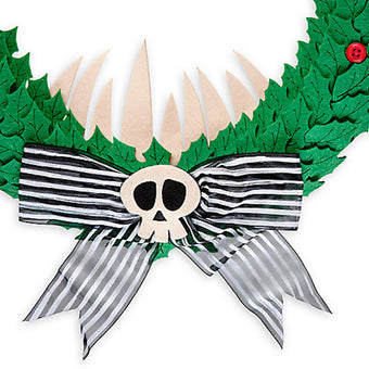 Disney Parks The Nightmare Before Christmas Monster Wreath New with Tags