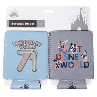 Disney Parks Walt Disney World Beverage Holder Set New with Card