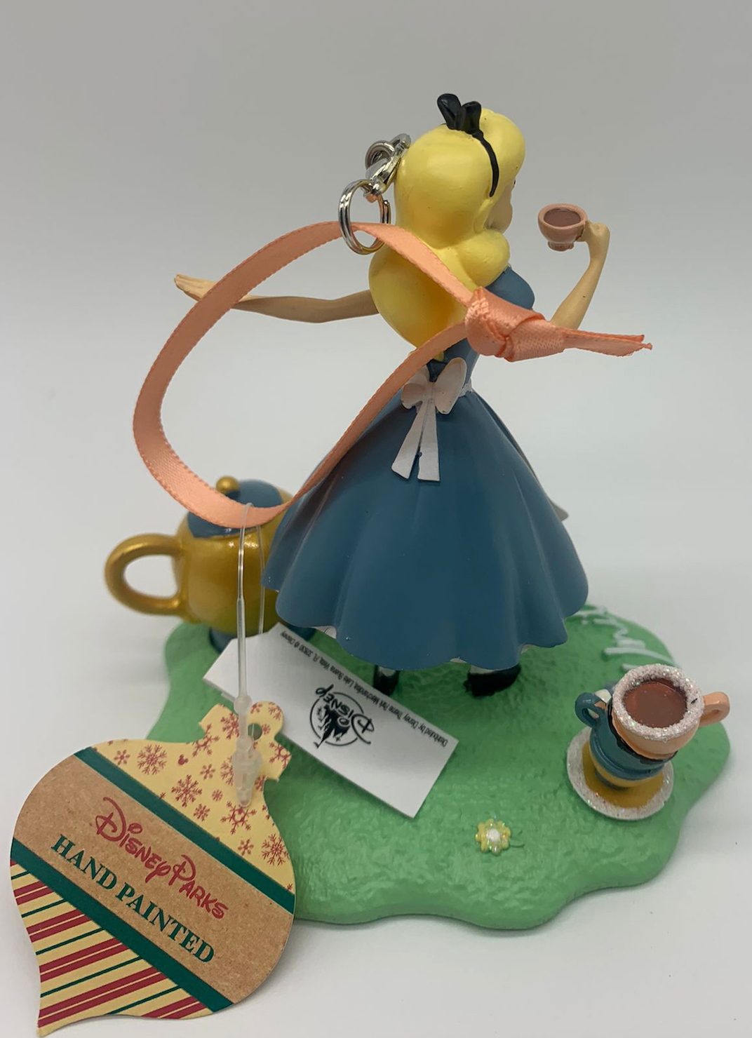 Disney Park Alice in Wonderland Glass Ornament -   shop