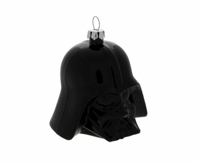 Robert Stanley Star Wars Darth Vader Helmet Glass Christmas Ornament New w Tag