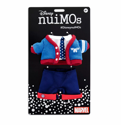 Disney NuiMOs Marvel Captain America Inspired Outfit New With Card