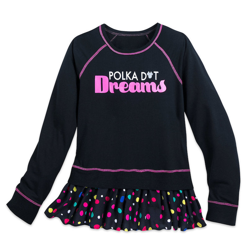 Disney Boutique Rocks The Dots Polka Dot Dreams Women's Shirt Large New w Tag