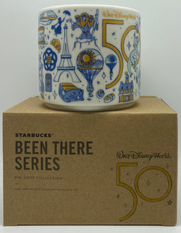 Disney WDW 50th Celebration Starbucks Been There Epcot Mug Figment New