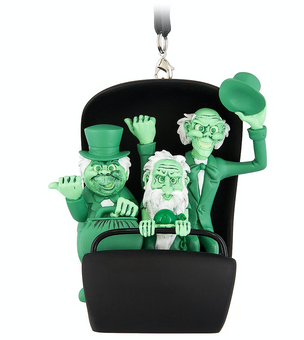 Disney Hitchhiking Ghosts in Doom Buggy Glows Sketchbook Christmas Ornament New