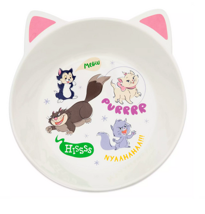 Disney Parks Critter Chaos Collection Lucifer Figaro Marie Cat Ears Bowl New