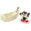 Hallmark Mickey and Minnie in Boat Porcelain Trinket Box New with Box