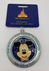 Disney Parks WDW 50th Celebration Mickey Spinner Metal Christmas Ornament New