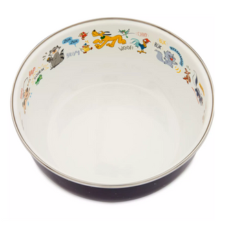 Disney Parks Critter Chaos Collection Meeko Pluto Pascal Enamel Serving Bowl New