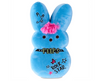 Peeps Easter Peep Bunny Blue Emo Rock Star 15in Plush New with Tag